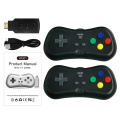 1080P HD Wireless Handheld TV Video Game Console 2 jugadores Mini Dual Gamepad con 638 Classic Game